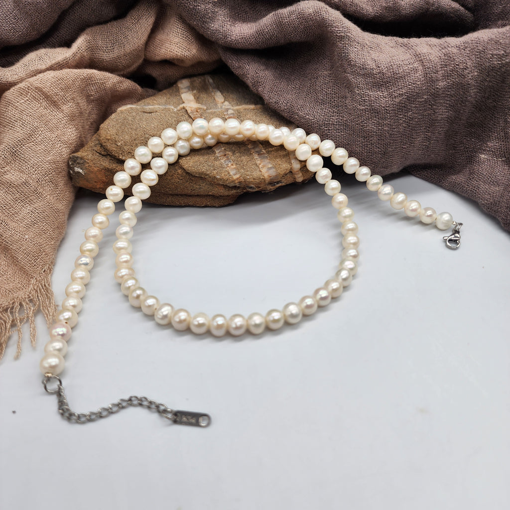 Celebrity Beyond / Pearls Mens Necklace Natural Pearl Men's Jewelry Pearl  Necklace for man