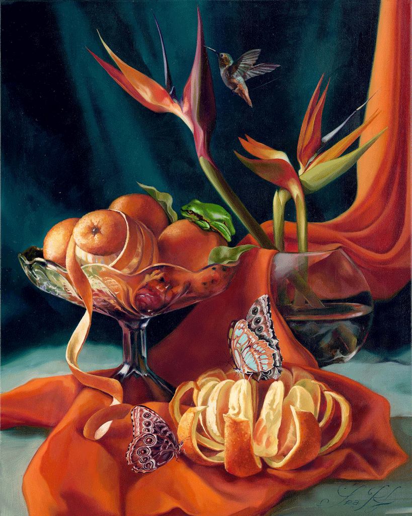 Still- Life with Birds of Paradise